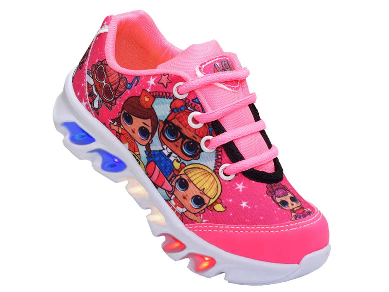 Tenis De Led Feminino Lol Infantil Lançamento Caru Store