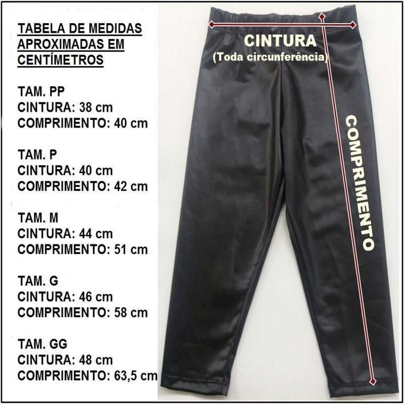 Legging Infantil Preta de Cirrê Caru Store