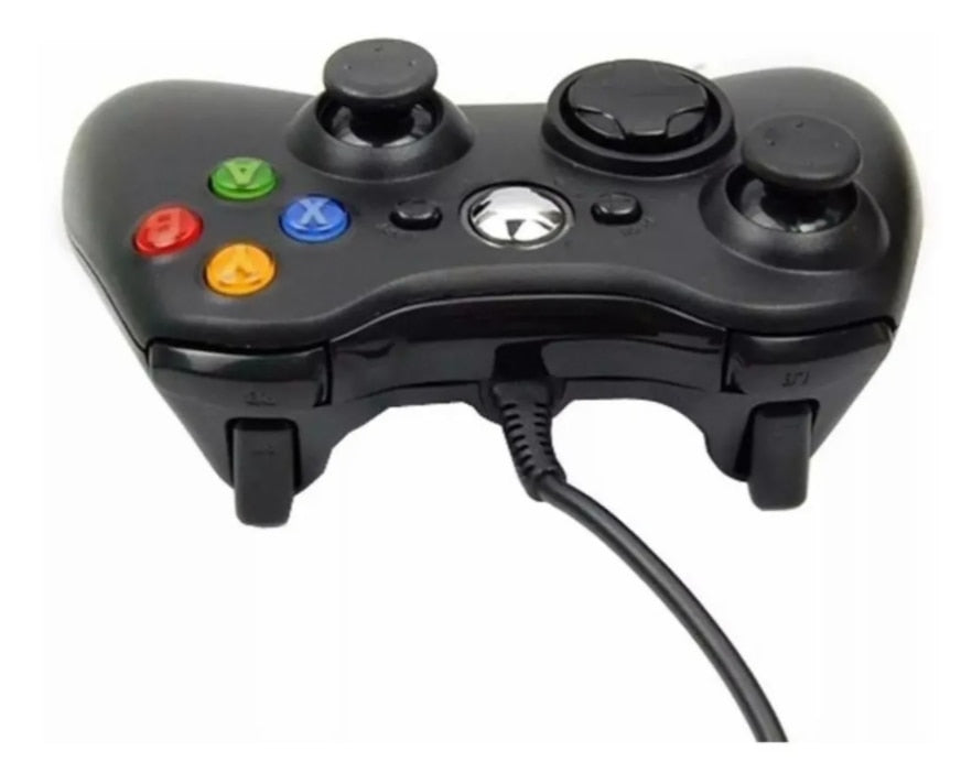 Controle Com Fio Para Xbox 360 Slim / Fat E Pc Joystick Top Caru Store