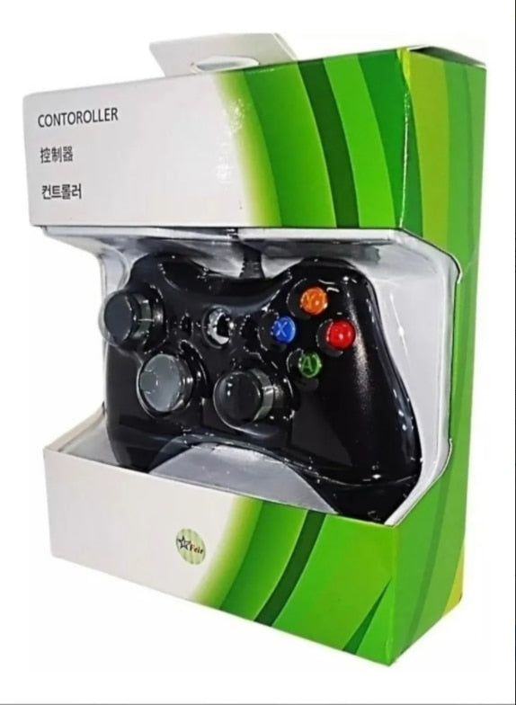 Controle Com Fio Para Xbox 360 Slim / Fat E Pc Joystick Top Caru Store