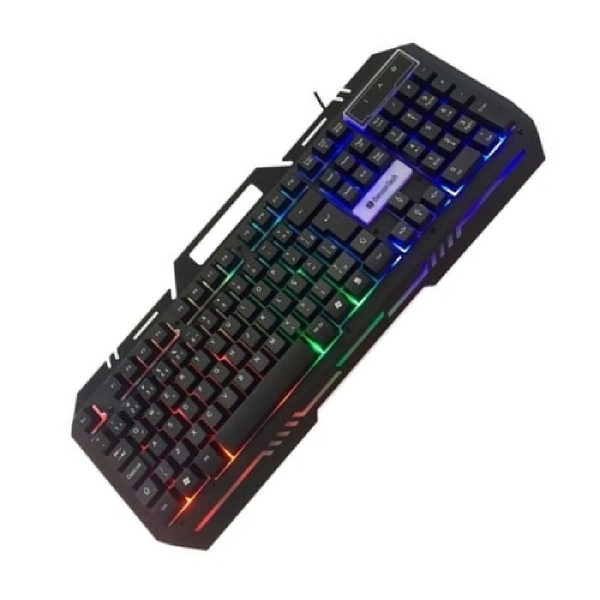 Kit Teclado e Mouse Gamer Profissional LED Colorido USB 2.0 PC retroiluminado 3 cores com fio Caru Store