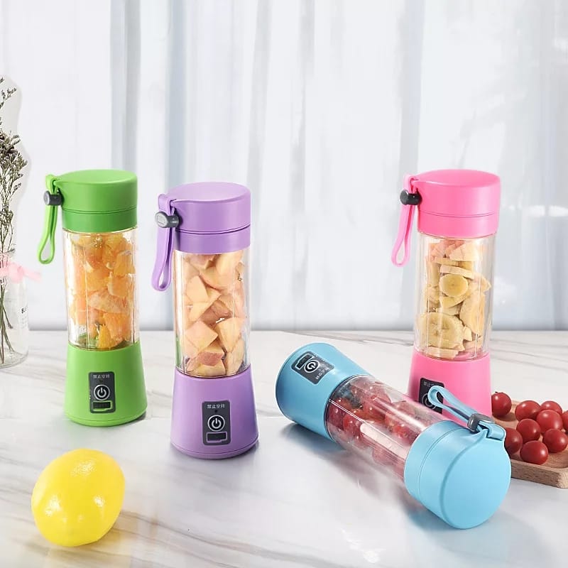 Mini Liquidificador Portátil Shake Take Juice Cup 6 Lâminas Recarregável Oferta Caru Store