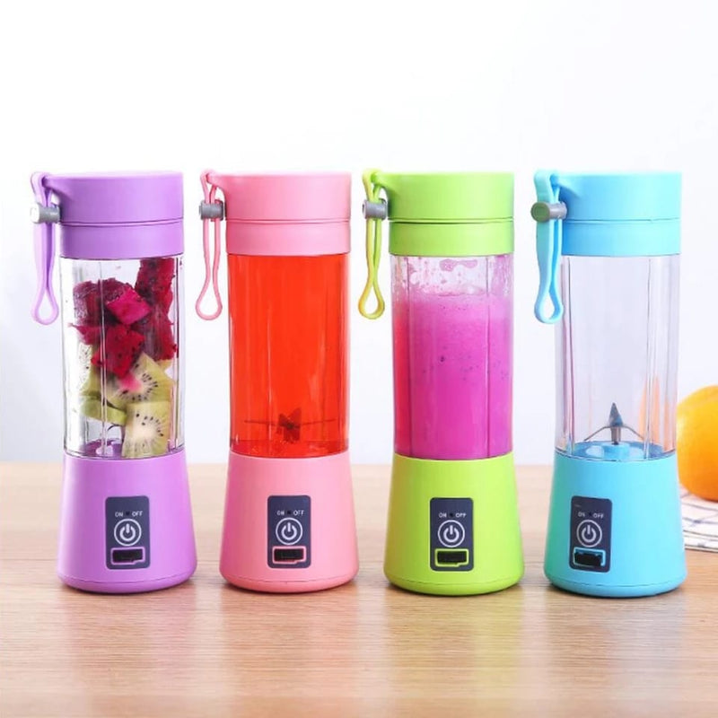 Mini Liquidificador Portátil Shake Take Juice Cup 6 Lâminas Recarregável Oferta Caru Store