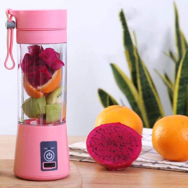 Mini Liquidificador Portátil Shake Take Juice Cup 6 Lâminas Recarregável Oferta Caru Store