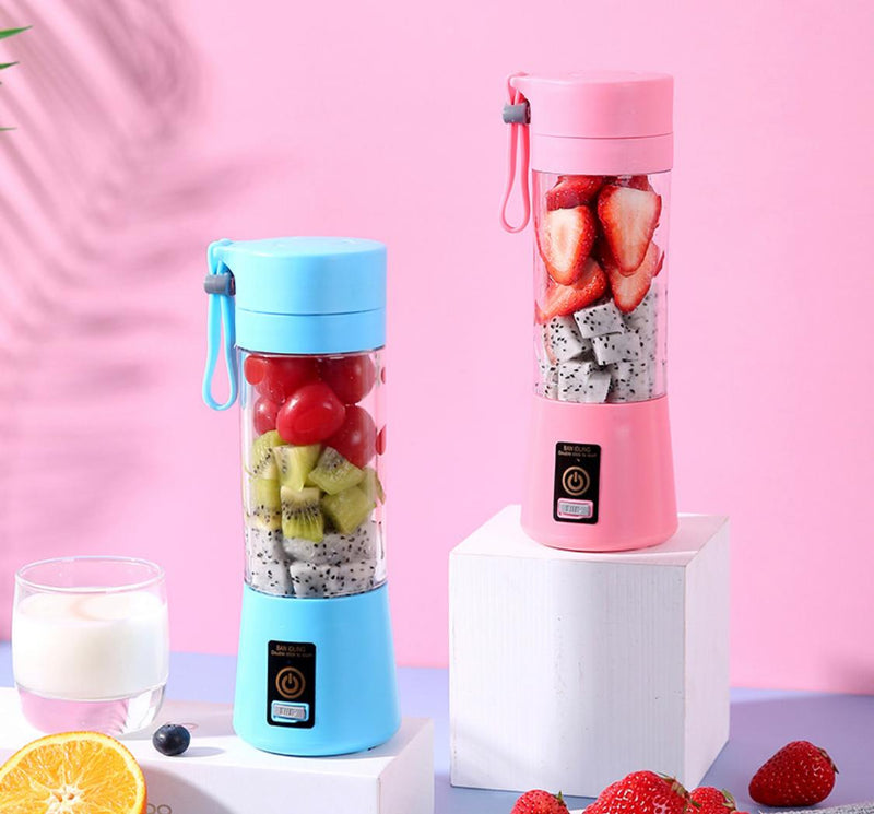 Mini Liquidificador Portátil Shake Take Juice Cup 6 Lâminas Recarregável Oferta Caru Store