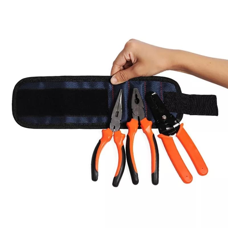 Pulseira Magnética ímã para pregos e parafusos - produto no Brasil - envio imediato Caru Store