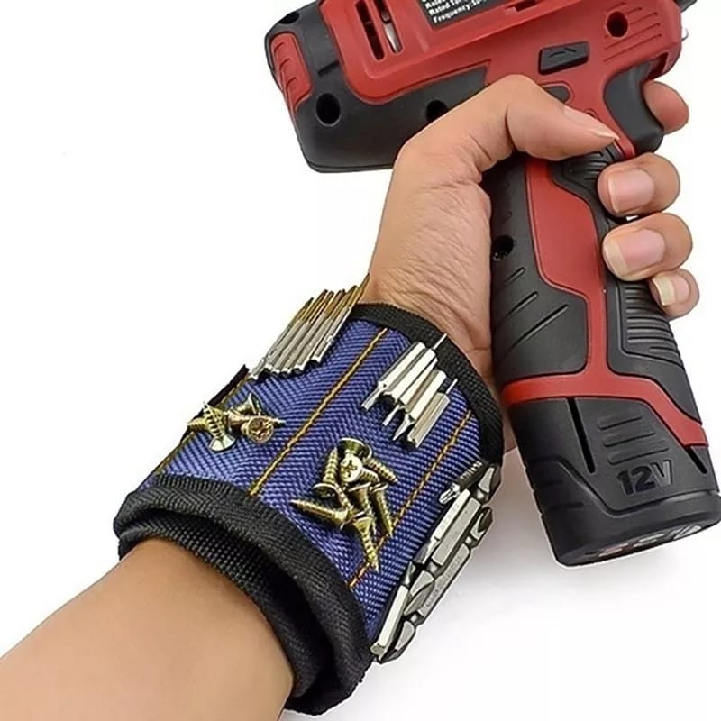 Pulseira Magnética ímã para pregos e parafusos - produto no Brasil - envio imediato Caru Store