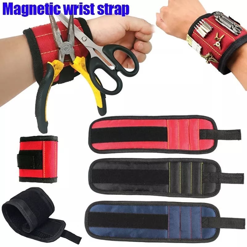 Pulseira Magnética ímã para pregos e parafusos - produto no Brasil - envio imediato Caru Store