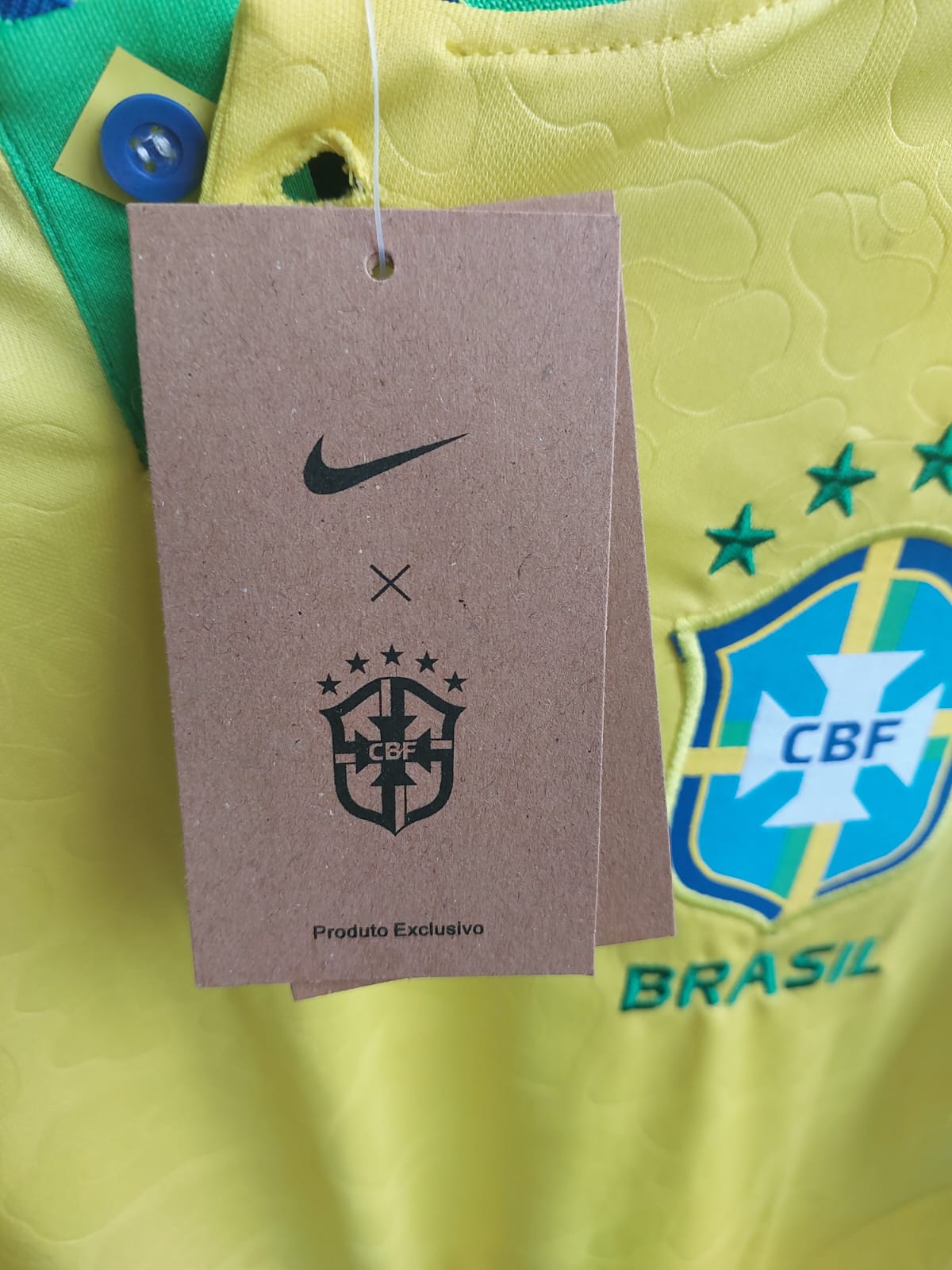 Camisa do Brasil - Amarela Torcedor Masculino - Copa 2022 Caru Store