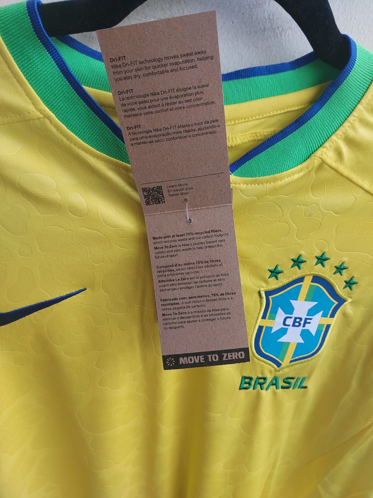 Camisa do Brasil - Amarela Torcedor Masculino - Copa 2022 Caru Store