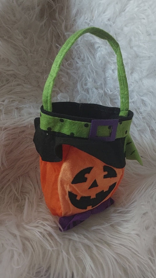 Halloween Sacola de Doces Abóbora  *** pronta entrega ***