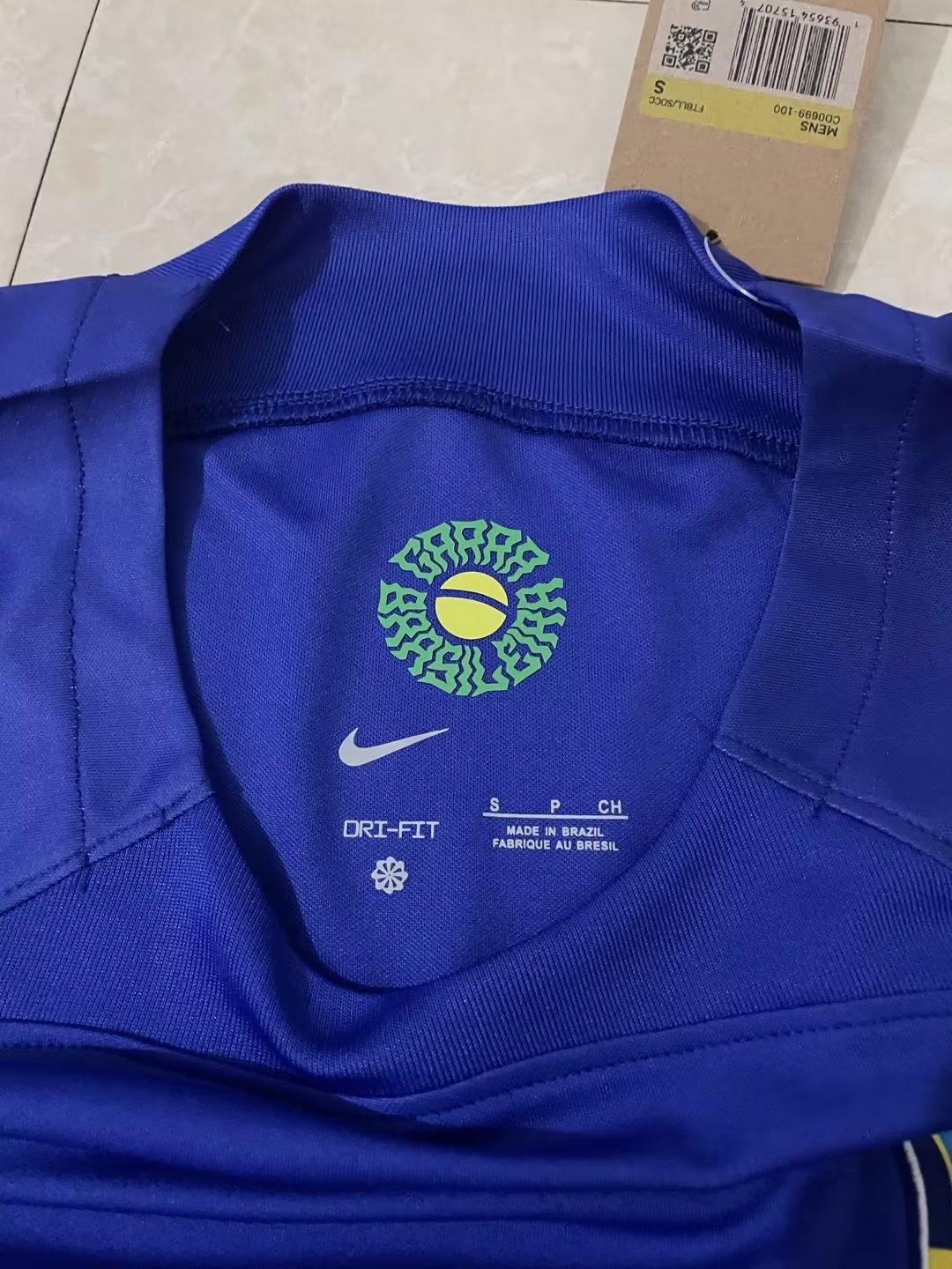 Camisa do Brasil Azul Torcedor Masculino - Copa 2022 Caru Store