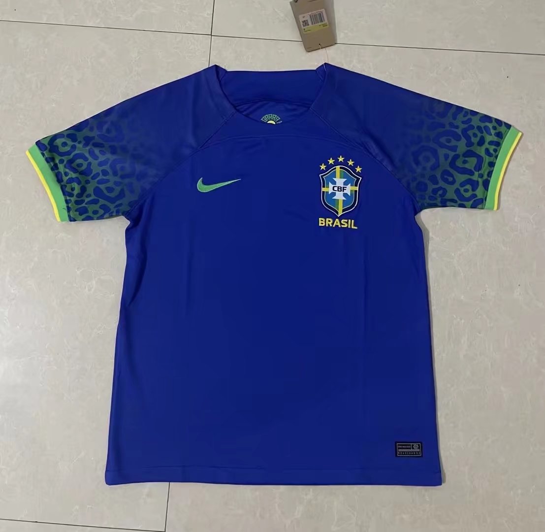 Camisa do Brasil Azul Torcedor Masculino - Copa 2022 Caru Store